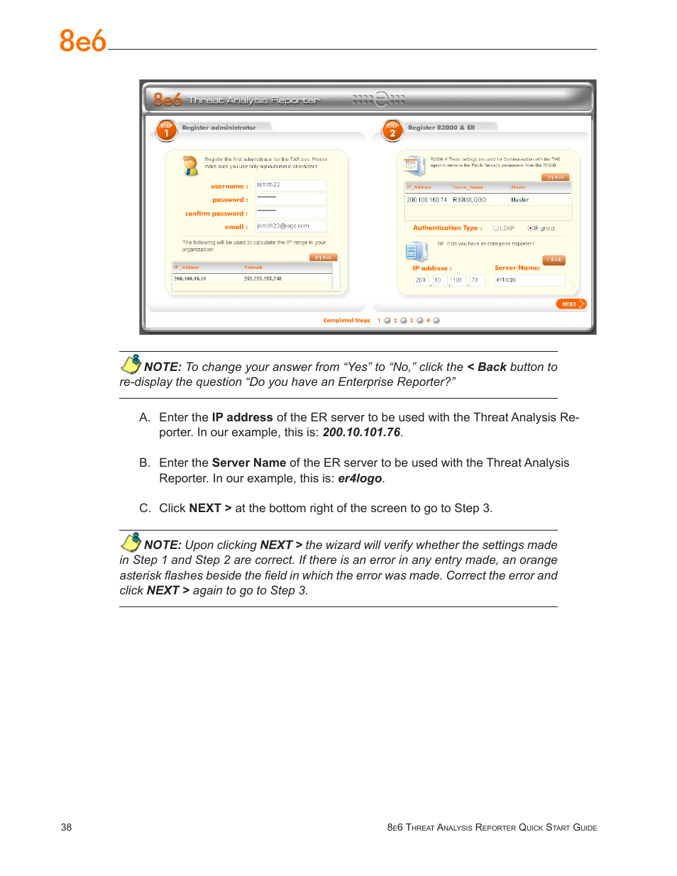 8e6 Technologies Threat Analysis Reporter TAR 1.0 User Manual | Page 42 / 54