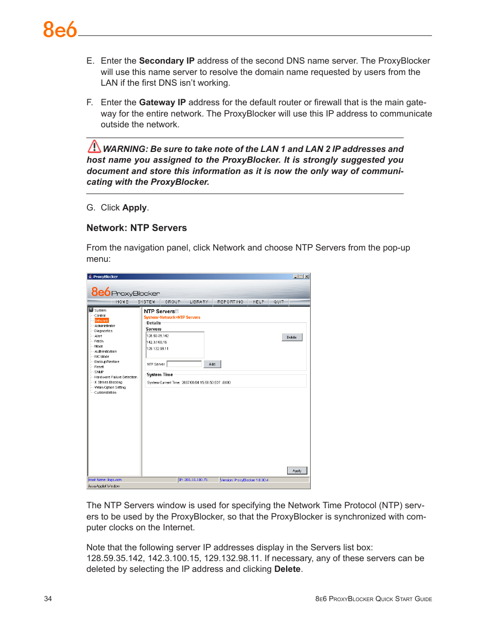 8e6 Technologies ProxyBlocker MSA-004-005 User Manual | Page 38 / 52