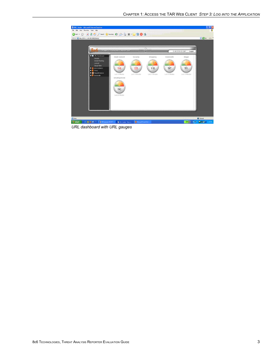 8e6 Technologies Threat Analysis Reporter TAR HL/SL/MSA User Manual | Page 7 / 22