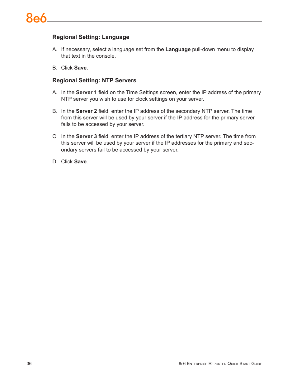 8e6 Technologies ER3-100 (5K02-55) User Manual | Page 40 / 74
