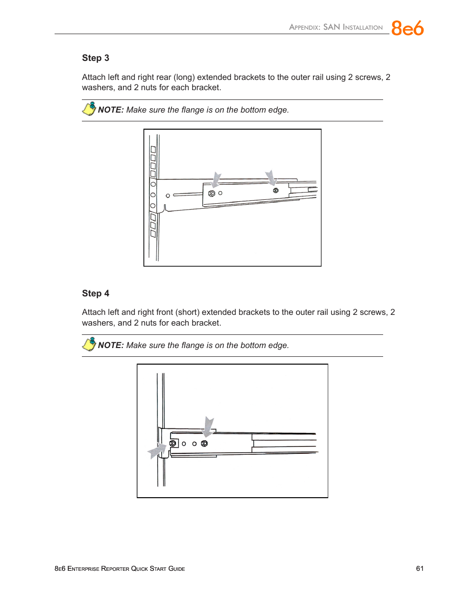 Step 3, Step 4, San i | 8e6 Technologies ER3-100 (5K02-55) User Manual | Page 65 / 74