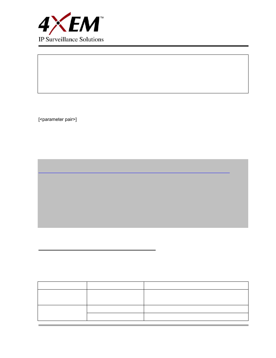 Available parameters on the server | 4XEM IPCAMW45 User Manual | Page 40 / 57