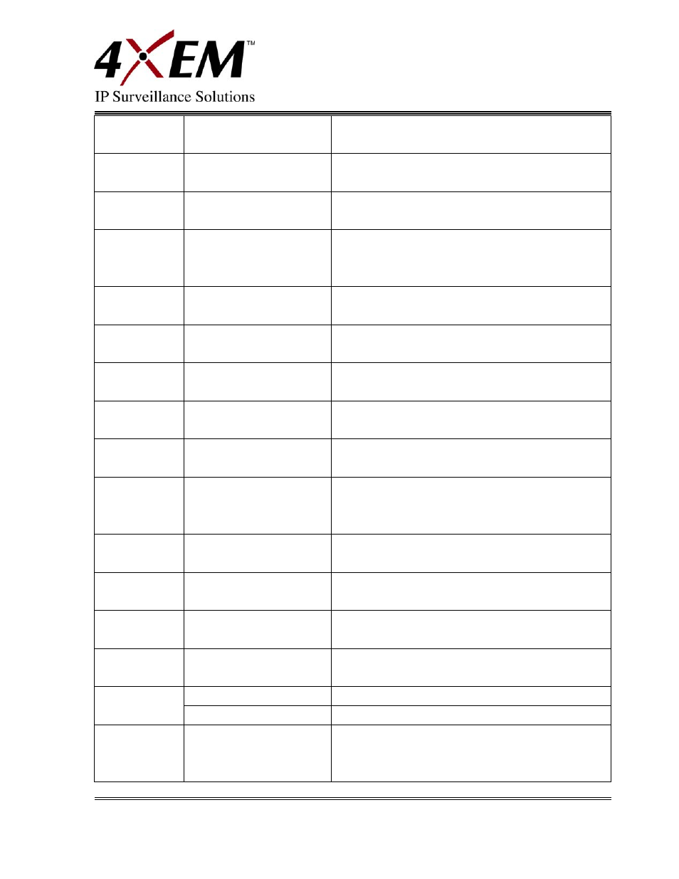 4XEM IPCAMW45 User Manual | Page 43 / 57