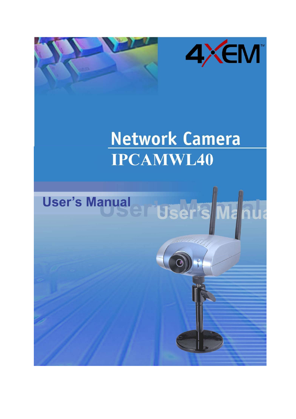 4XEM IPCAMWL40 User Manual | 68 pages