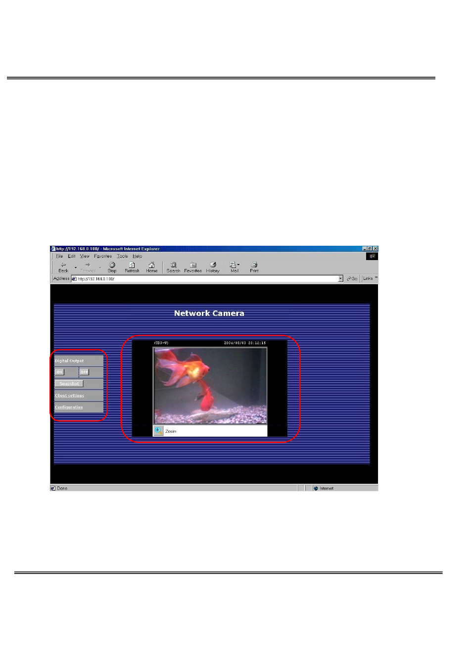 Primary user’s capability, Main screen with camera view | 4XEM IPCAMWL40 User Manual | Page 14 / 68