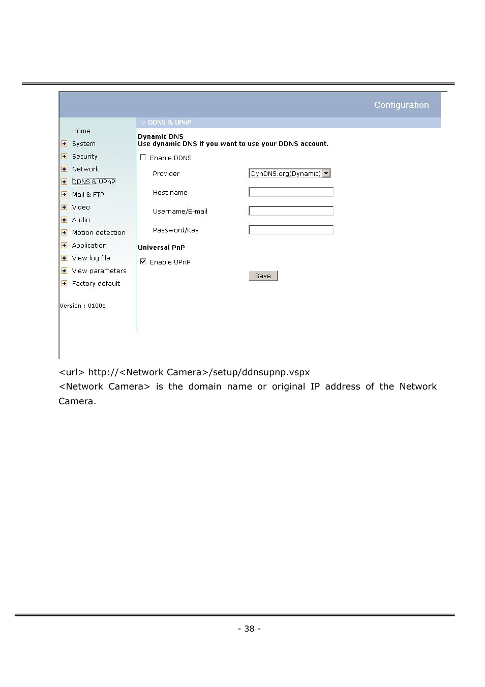 4XEM Network Camera User Manual | Page 42 / 88