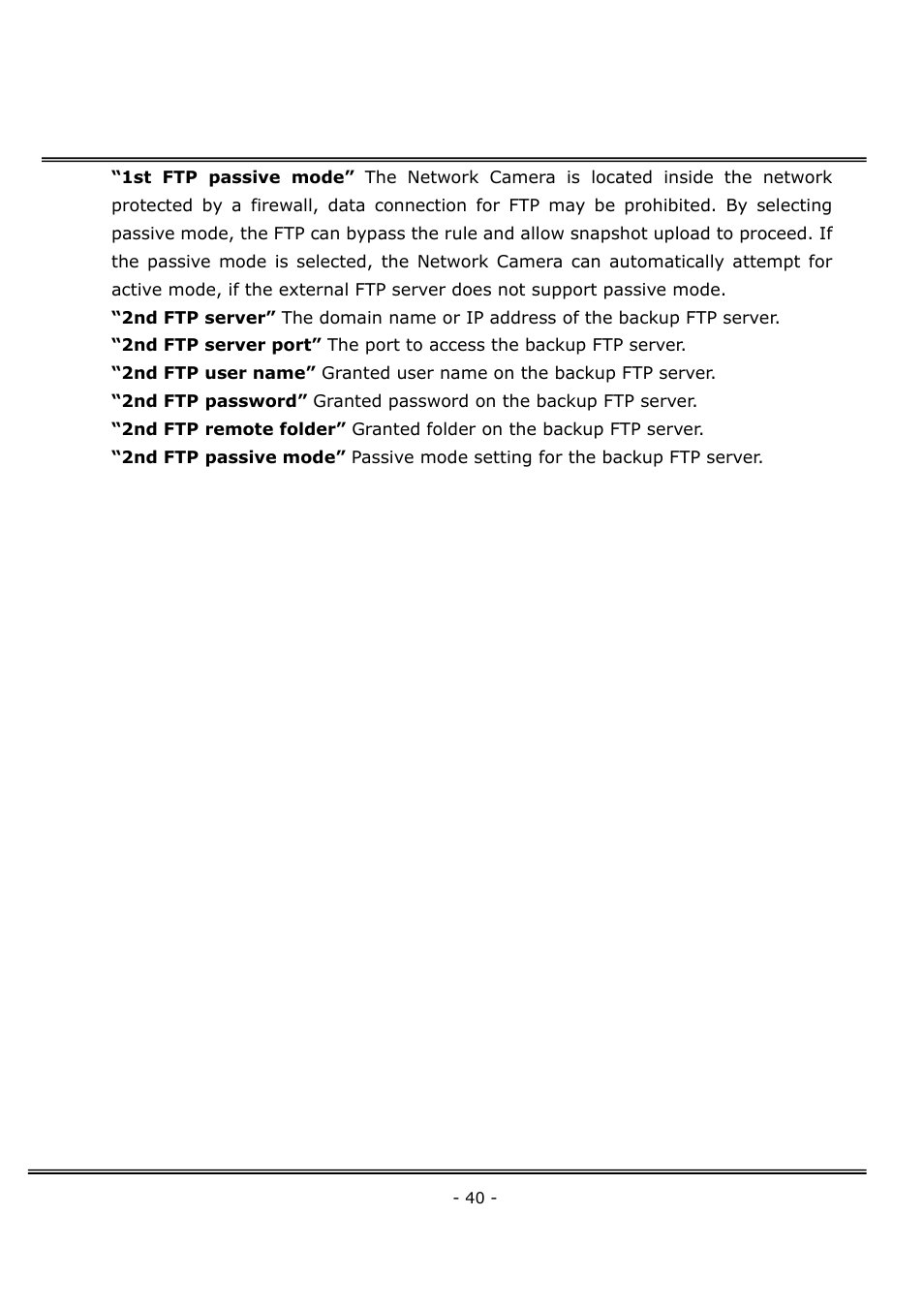 4XEM Network Camera User Manual | Page 44 / 88