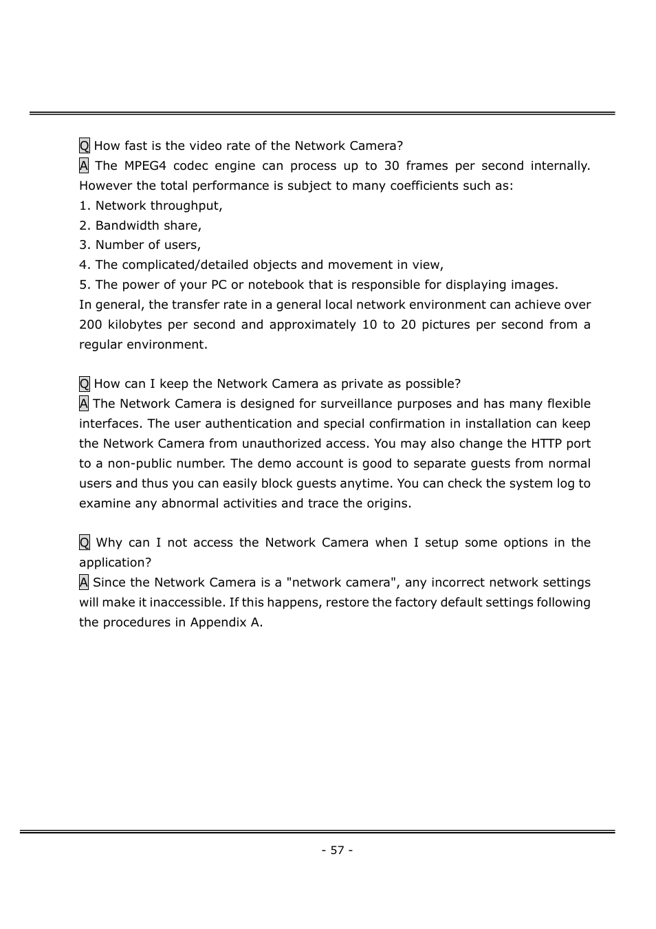 4XEM Network Camera User Manual | Page 61 / 88