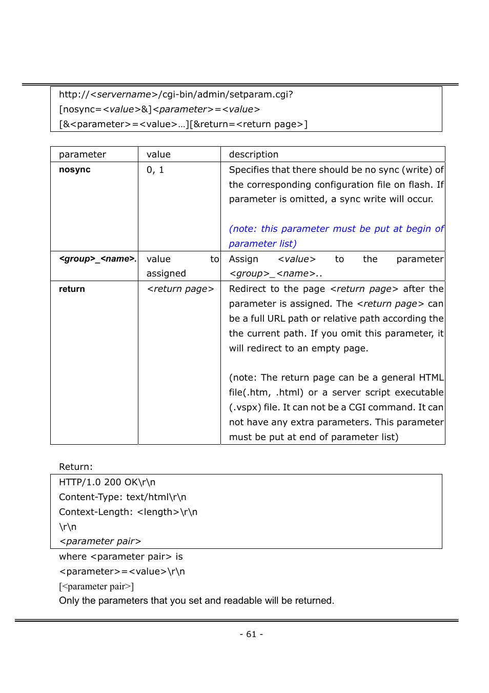 4XEM Network Camera User Manual | Page 65 / 88