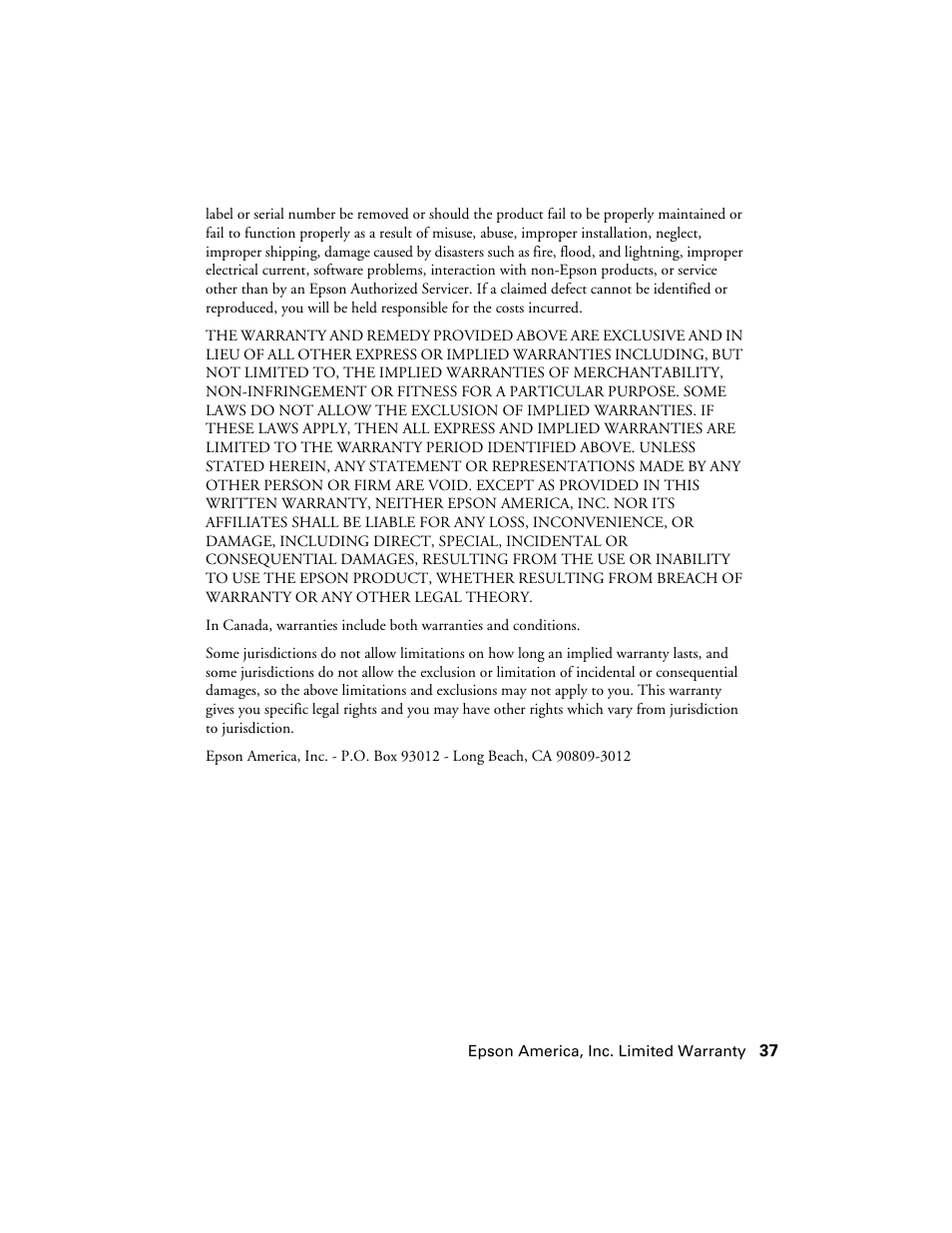 Epson Stylus C86 User Manual | Page 37 / 40