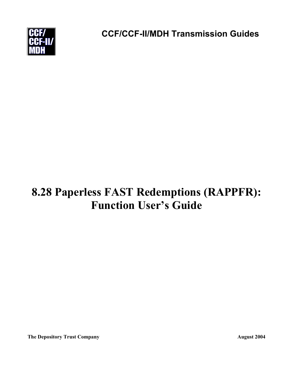 RAPPFR MDH User Manual | 10 pages