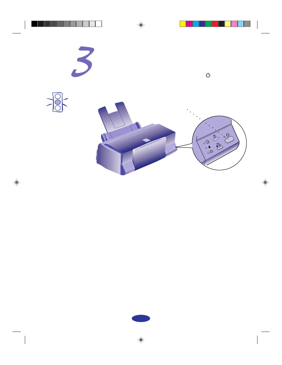 Plug in the printer, Caution, Power | Epson C11CA18201 User Manual | Page 3 / 16