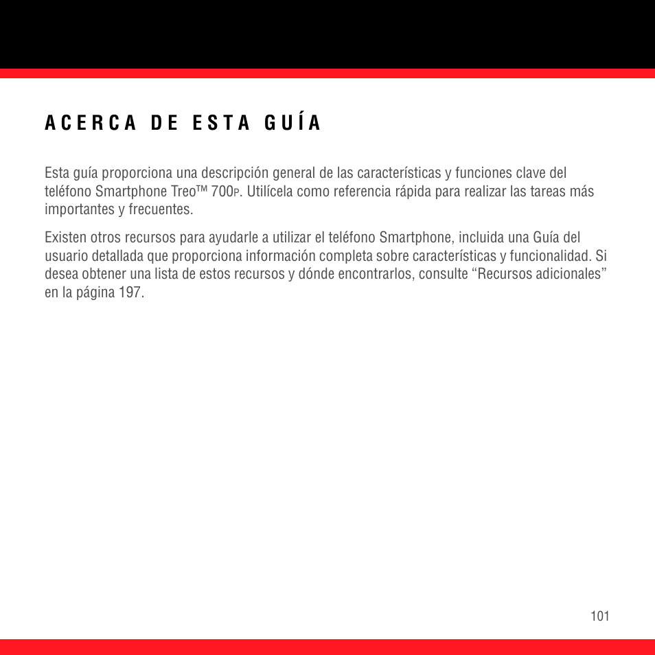 Acerca de esta guía | Palm Treo 700P User Manual | Page 105 / 212