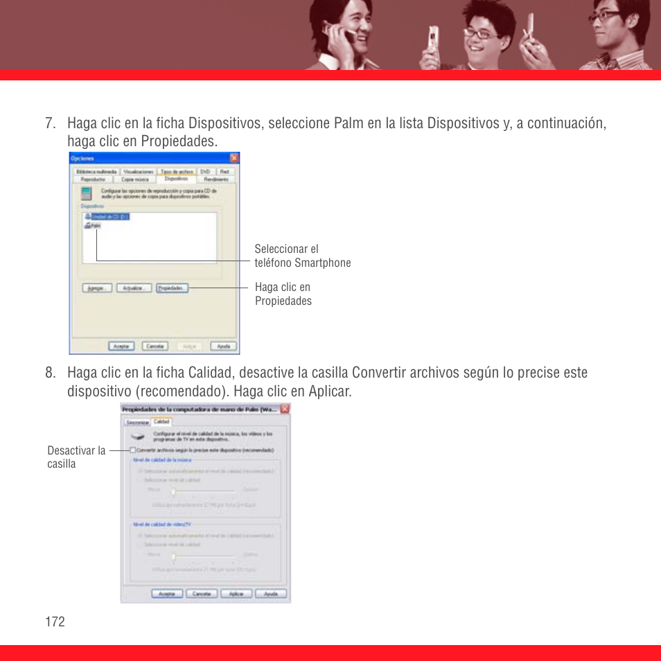 Palm Treo 700P User Manual | Page 176 / 212