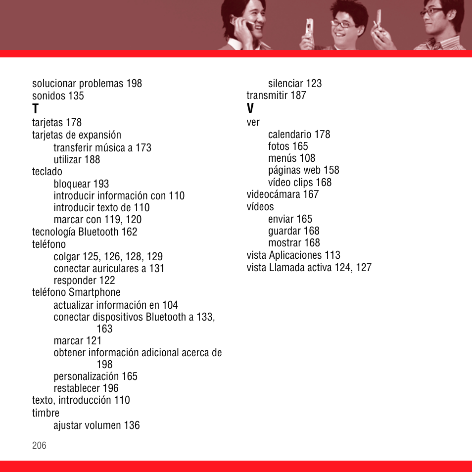 Palm Treo 700P User Manual | Page 210 / 212