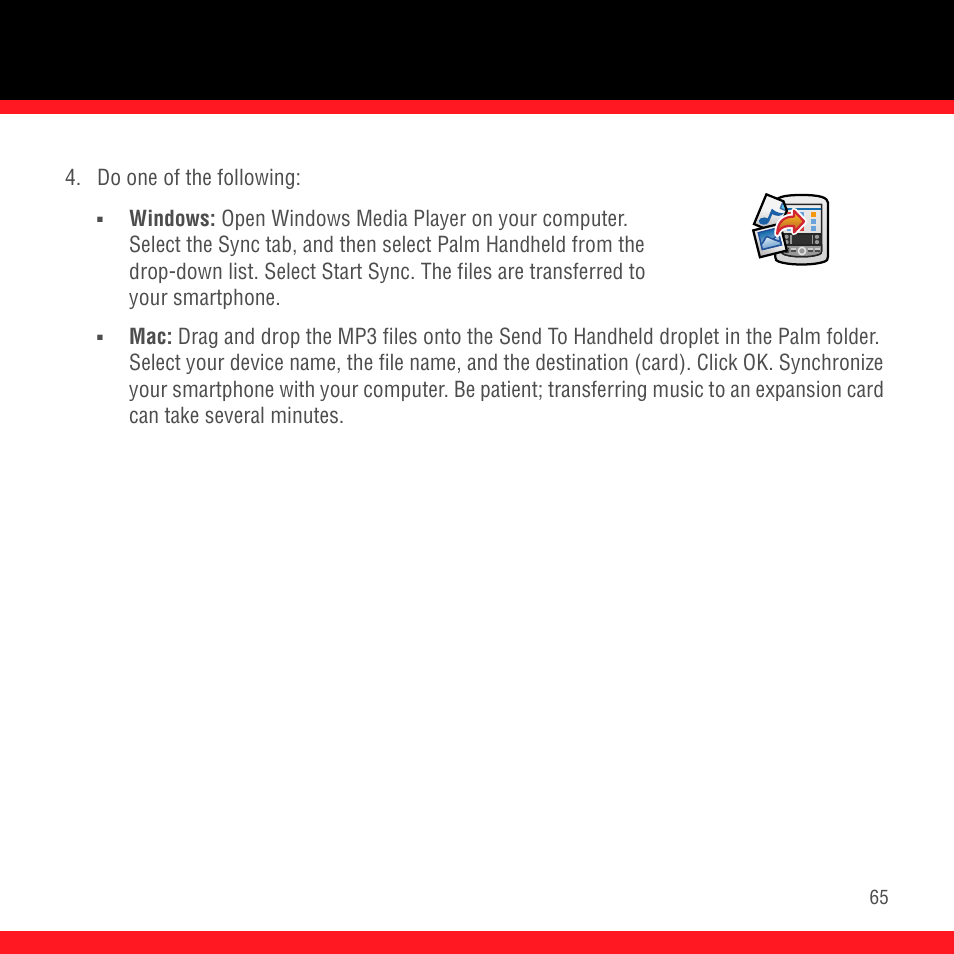 Do one of the following | Palm Treo 700P User Manual | Page 69 / 212