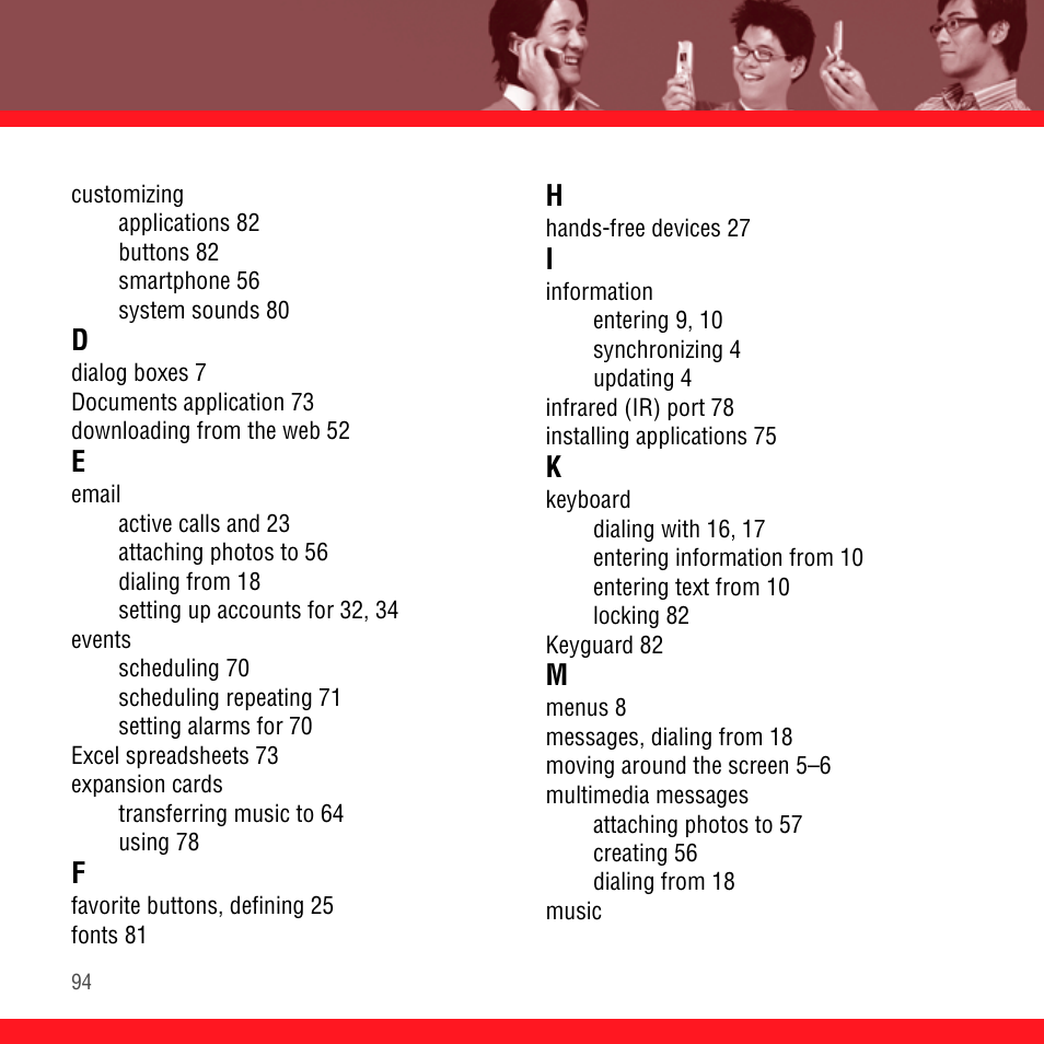 Palm Treo 700P User Manual | Page 98 / 212