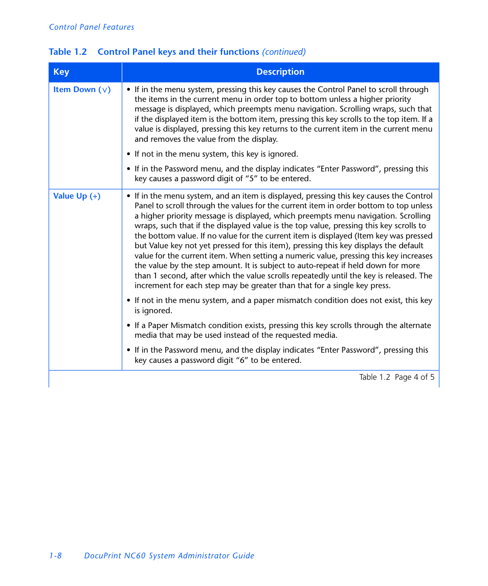 Xerox DocuPrint NC60 User Manual | Page 14 / 186