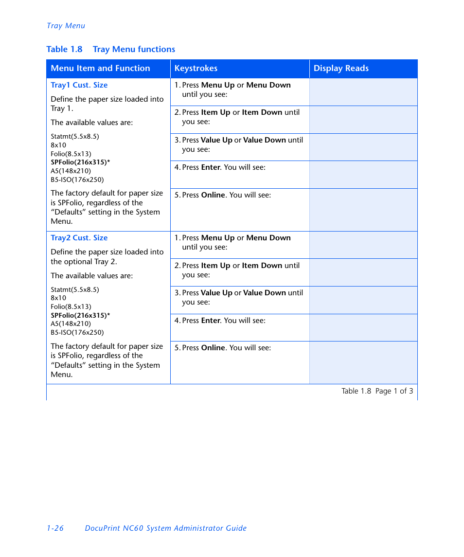 Xerox DocuPrint NC60 User Manual | Page 32 / 186