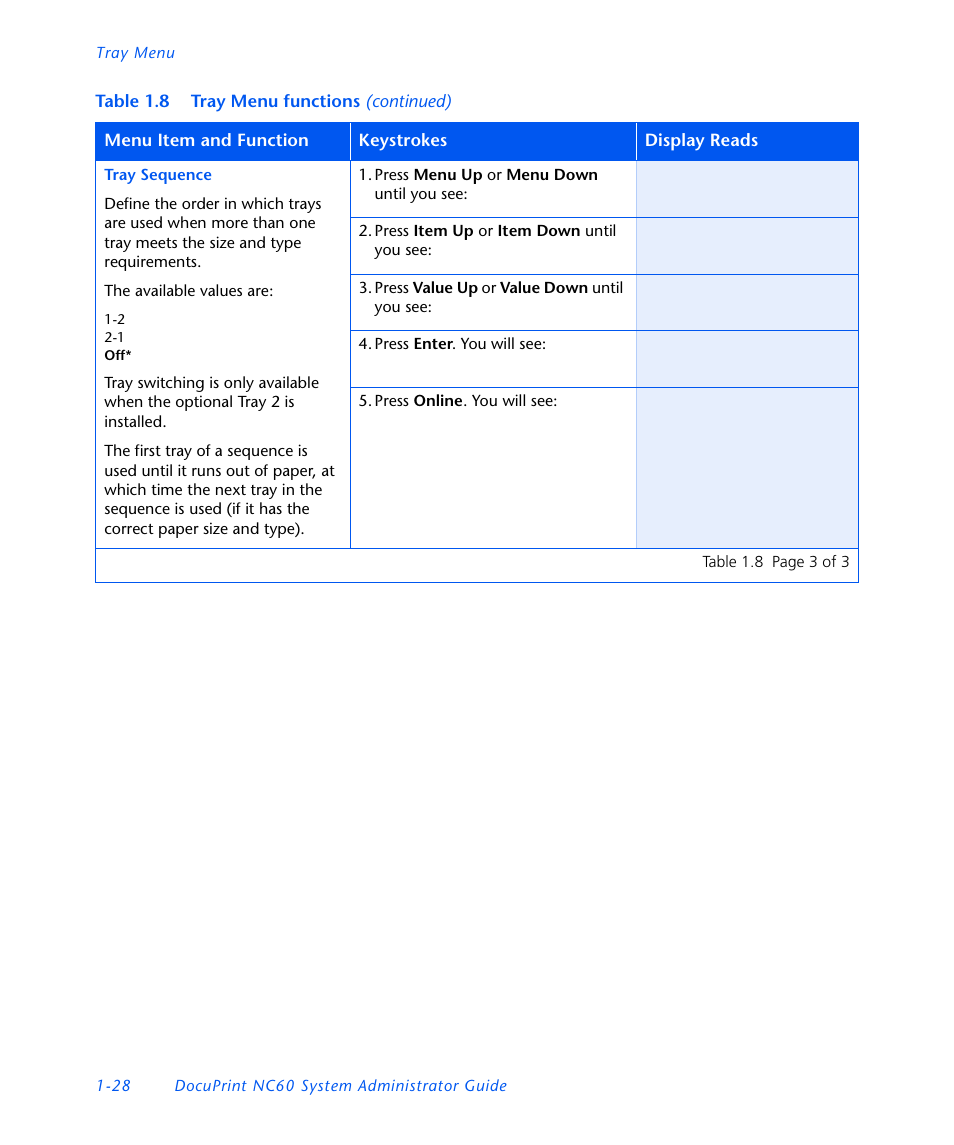 Xerox DocuPrint NC60 User Manual | Page 34 / 186