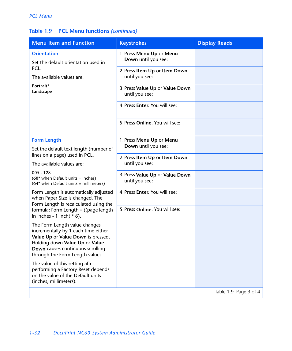 Xerox DocuPrint NC60 User Manual | Page 38 / 186