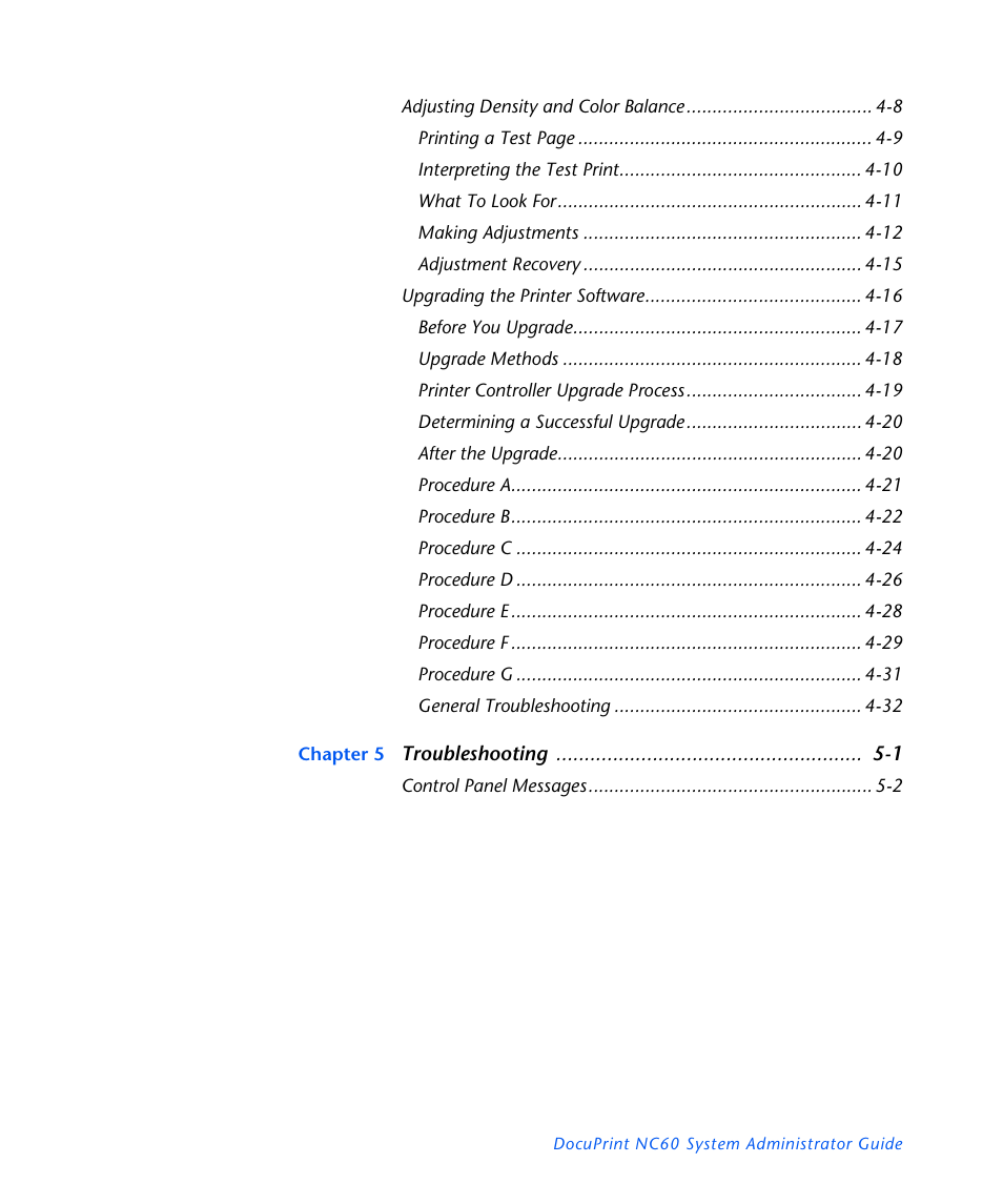 Xerox DocuPrint NC60 User Manual | Page 5 / 186