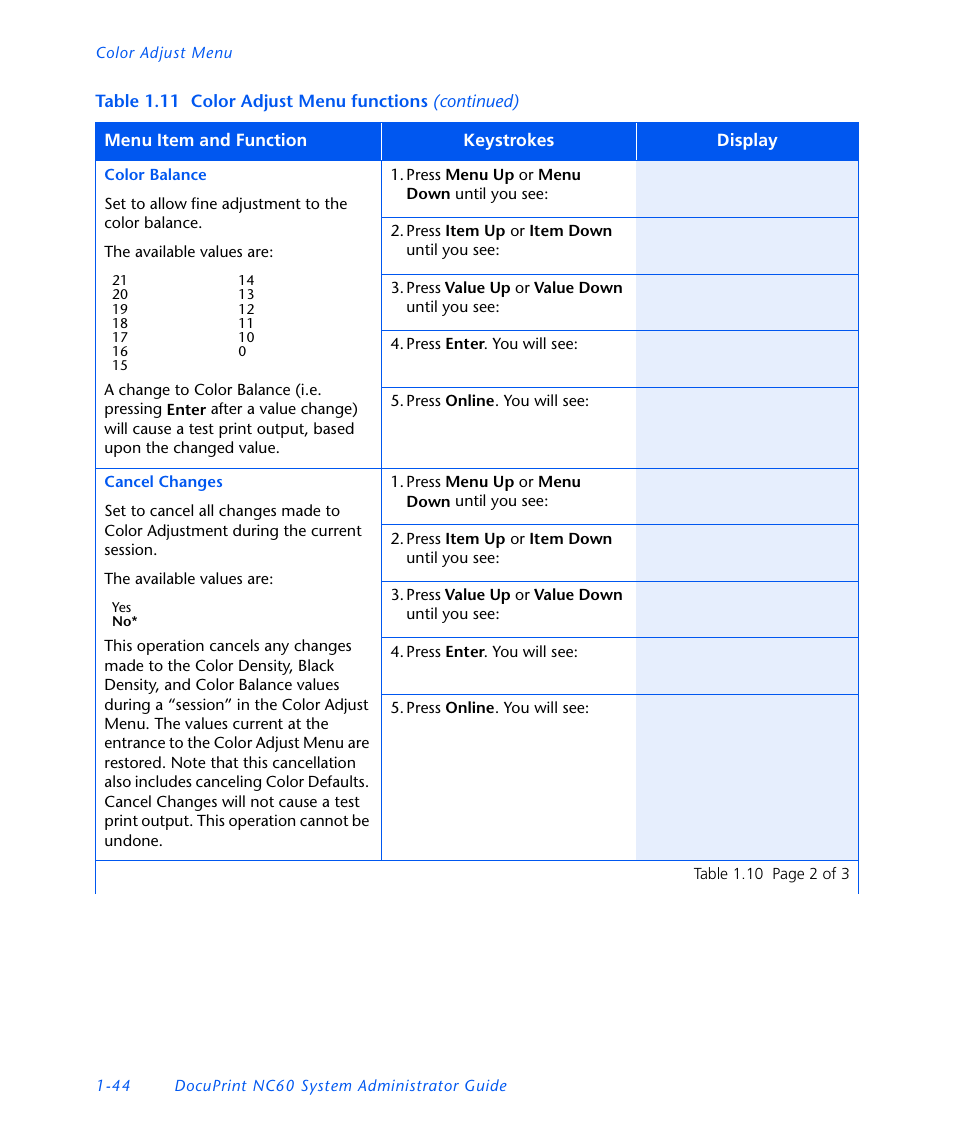 Xerox DocuPrint NC60 User Manual | Page 50 / 186