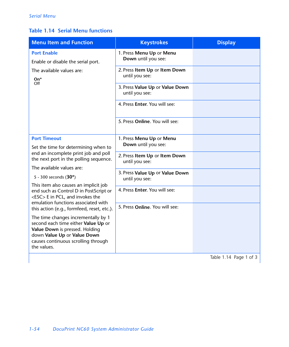 Xerox DocuPrint NC60 User Manual | Page 60 / 186
