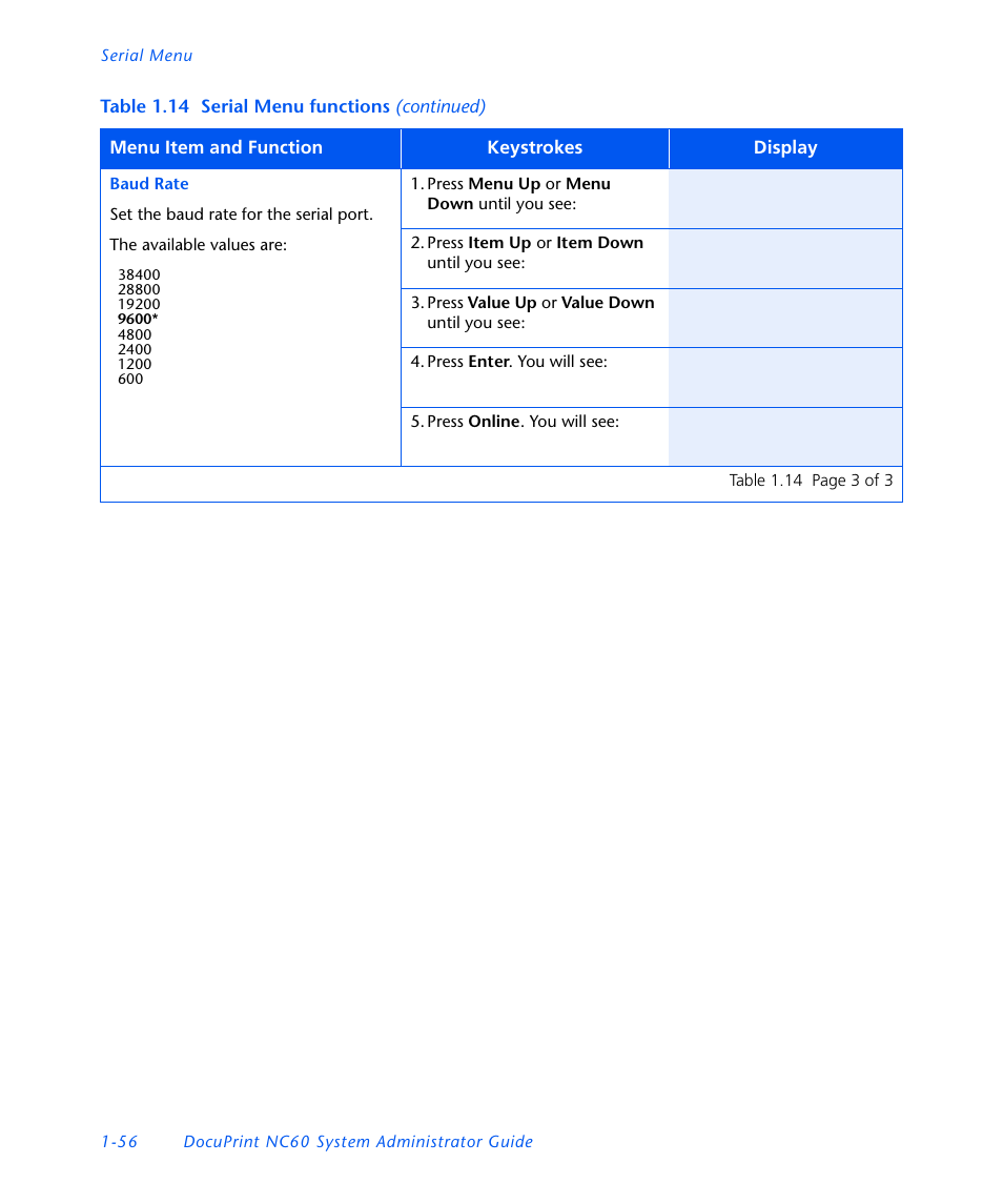 Xerox DocuPrint NC60 User Manual | Page 62 / 186