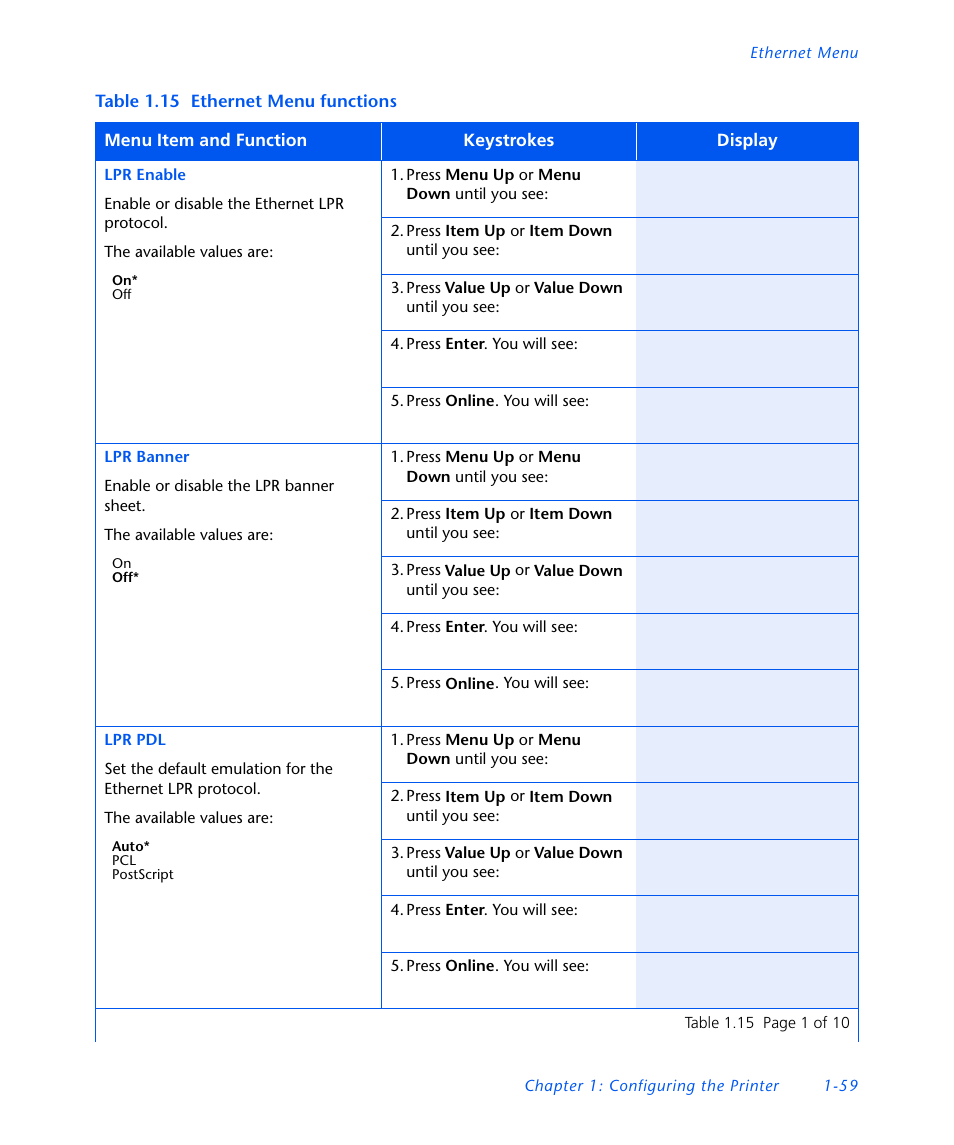Xerox DocuPrint NC60 User Manual | Page 65 / 186