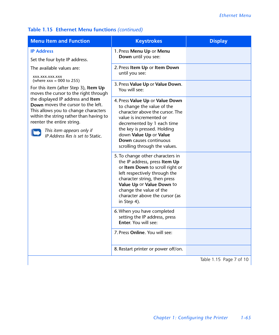 Xerox DocuPrint NC60 User Manual | Page 71 / 186