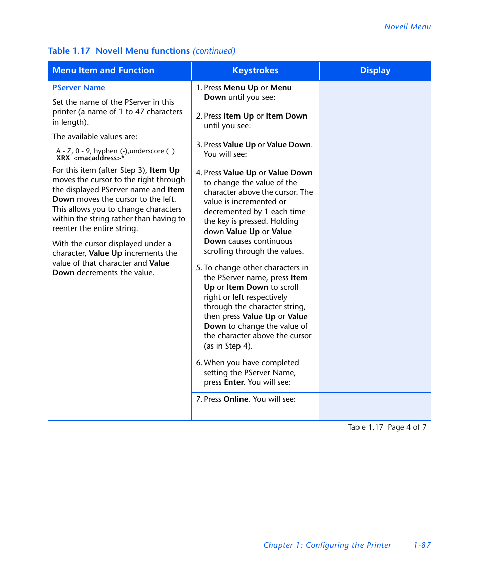 Xerox DocuPrint NC60 User Manual | Page 93 / 186
