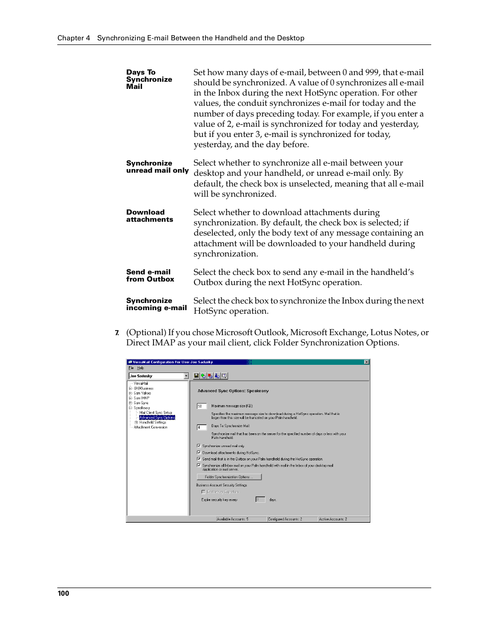 2nd Ave. Palm VersaMail 2.5 User Manual | Page 106 / 166