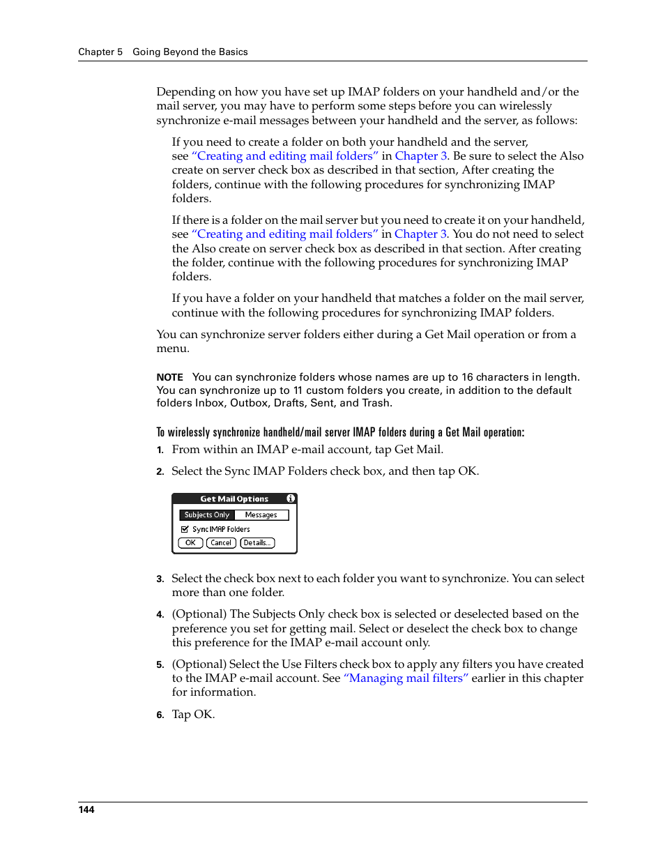 2nd Ave. Palm VersaMail 2.5 User Manual | Page 150 / 166