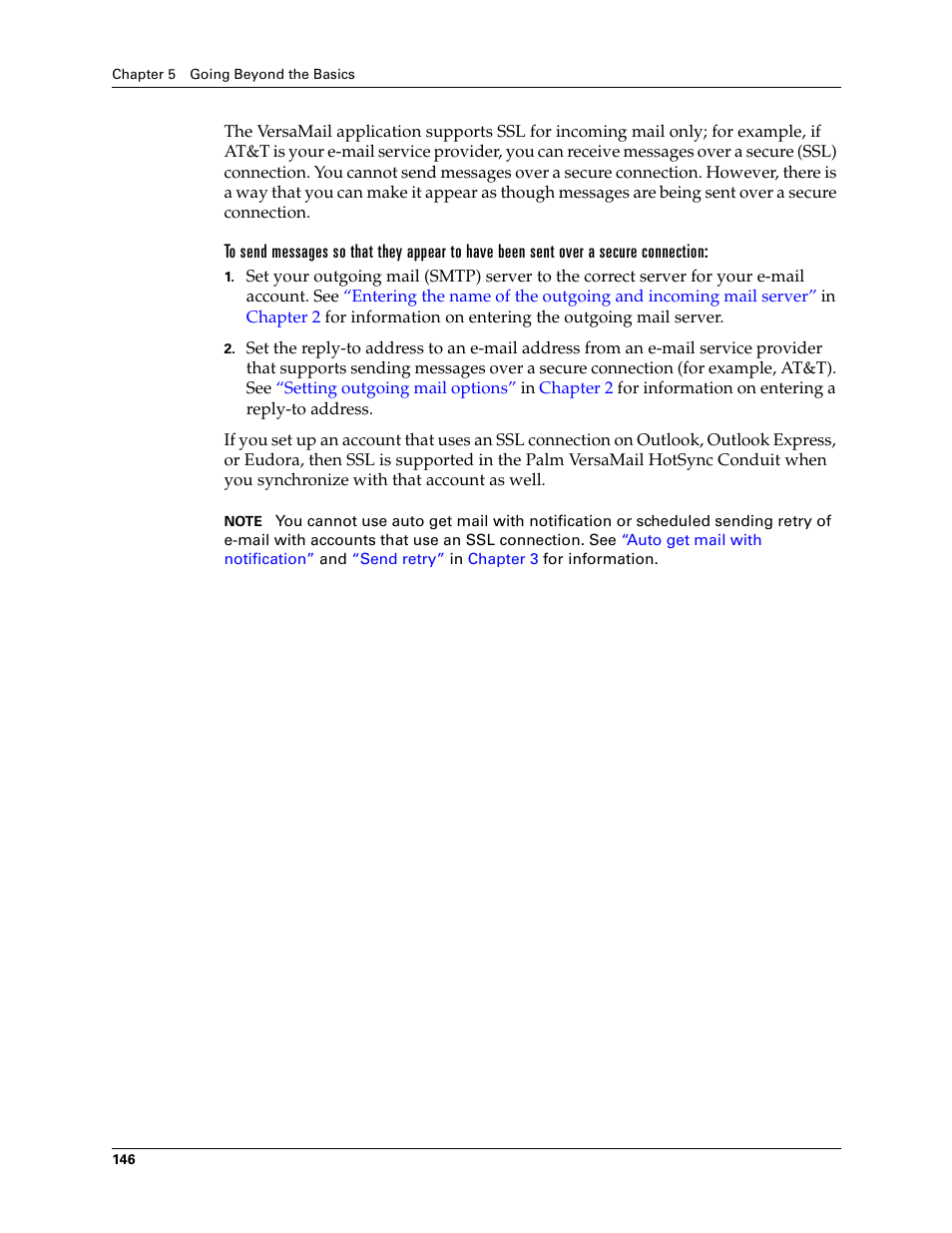 2nd Ave. Palm VersaMail 2.5 User Manual | Page 152 / 166