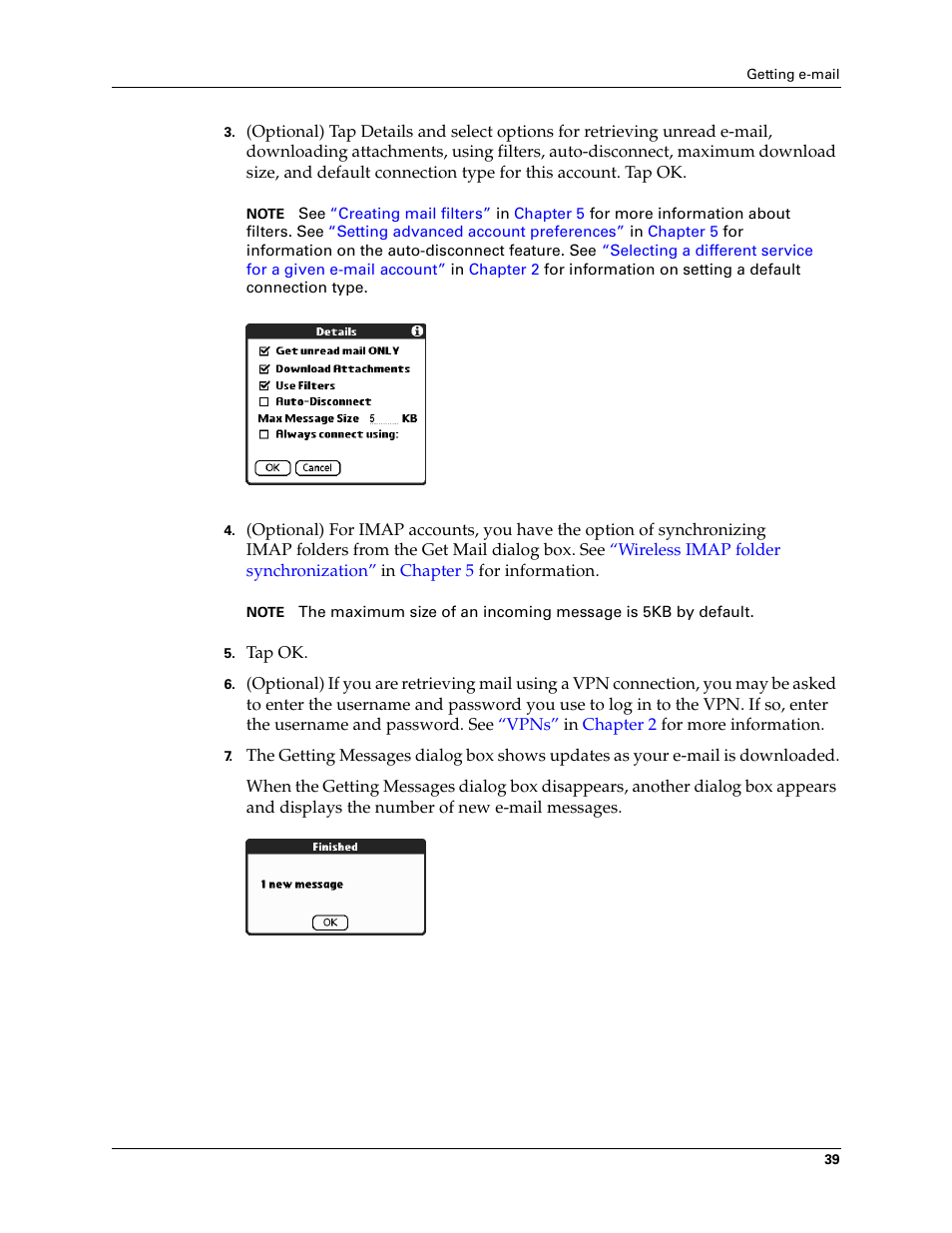 2nd Ave. Palm VersaMail 2.5 User Manual | Page 45 / 166