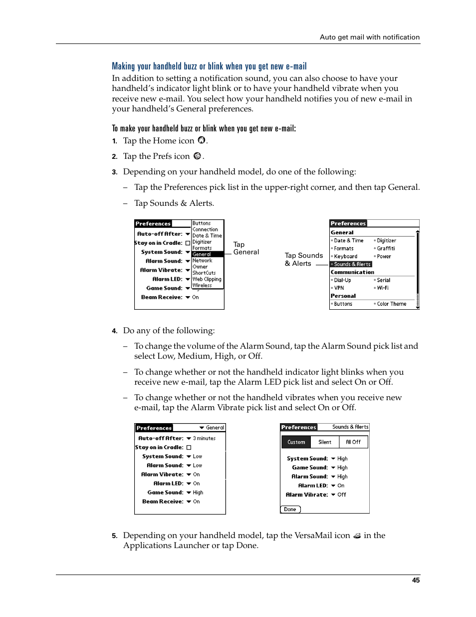 2nd Ave. Palm VersaMail 2.5 User Manual | Page 51 / 166