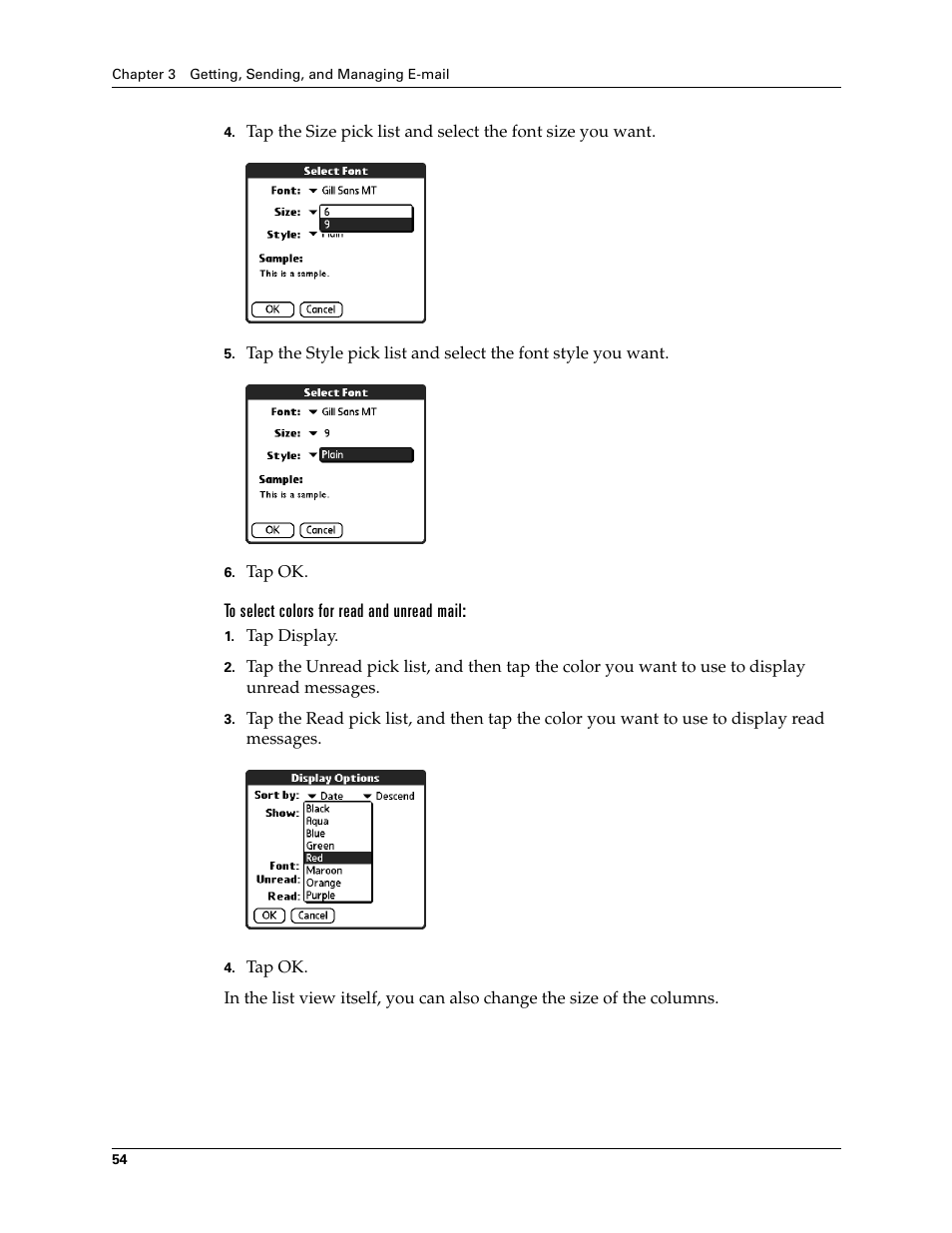 2nd Ave. Palm VersaMail 2.5 User Manual | Page 60 / 166