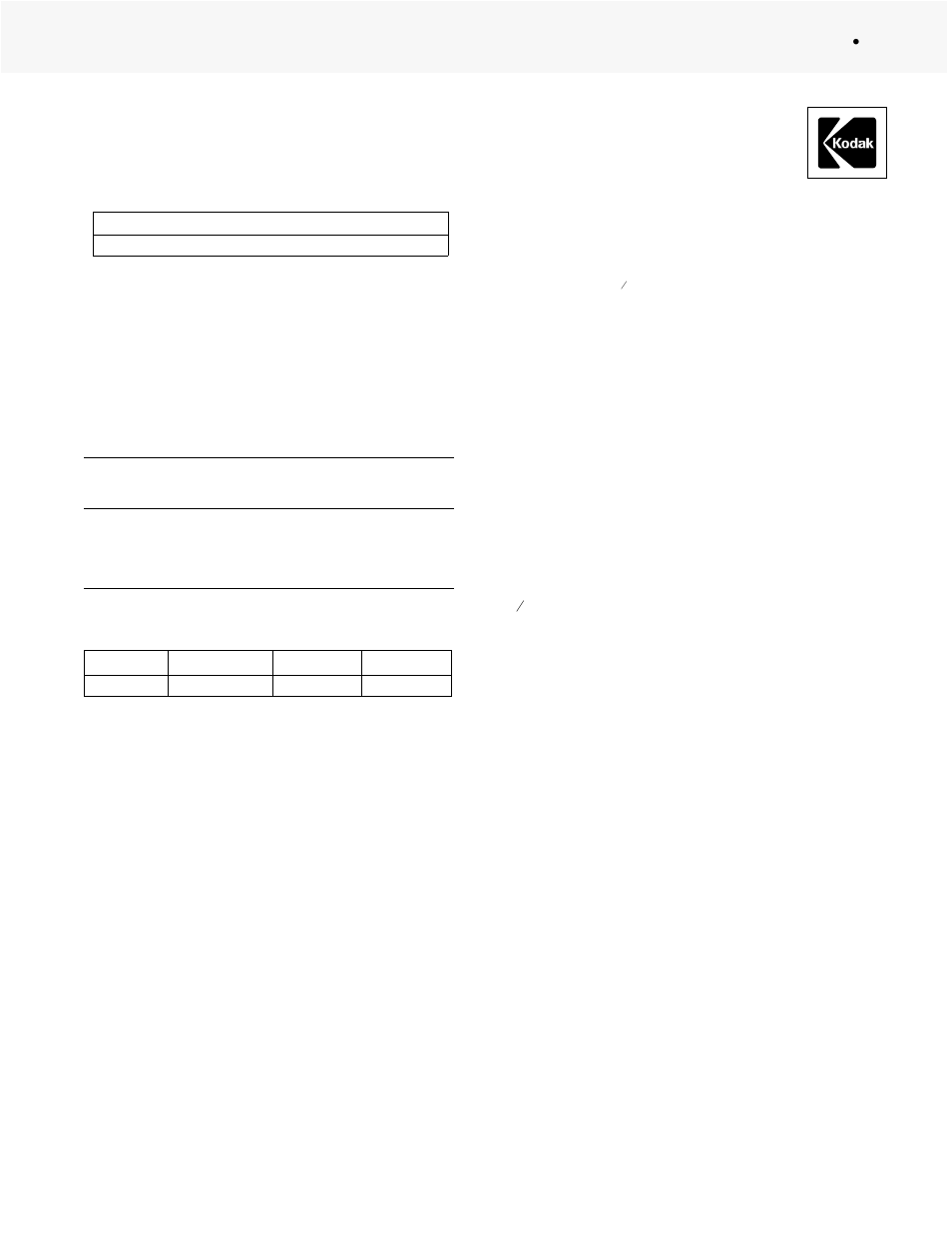 2nd Ave. KODAK F-12 User Manual | 4 pages