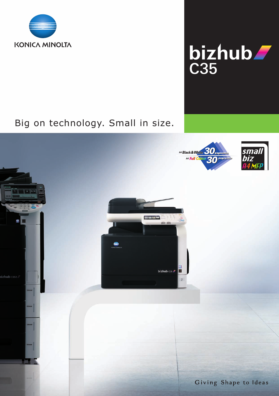 2nd Ave. bizhub C35 User Manual | 4 pages