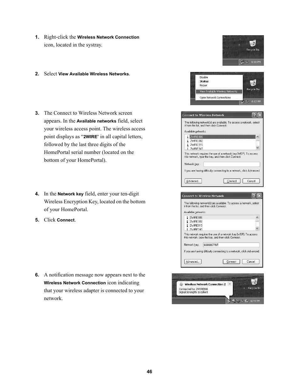 2Wire HOME PORTAL 100S User Manual | Page 50 / 55