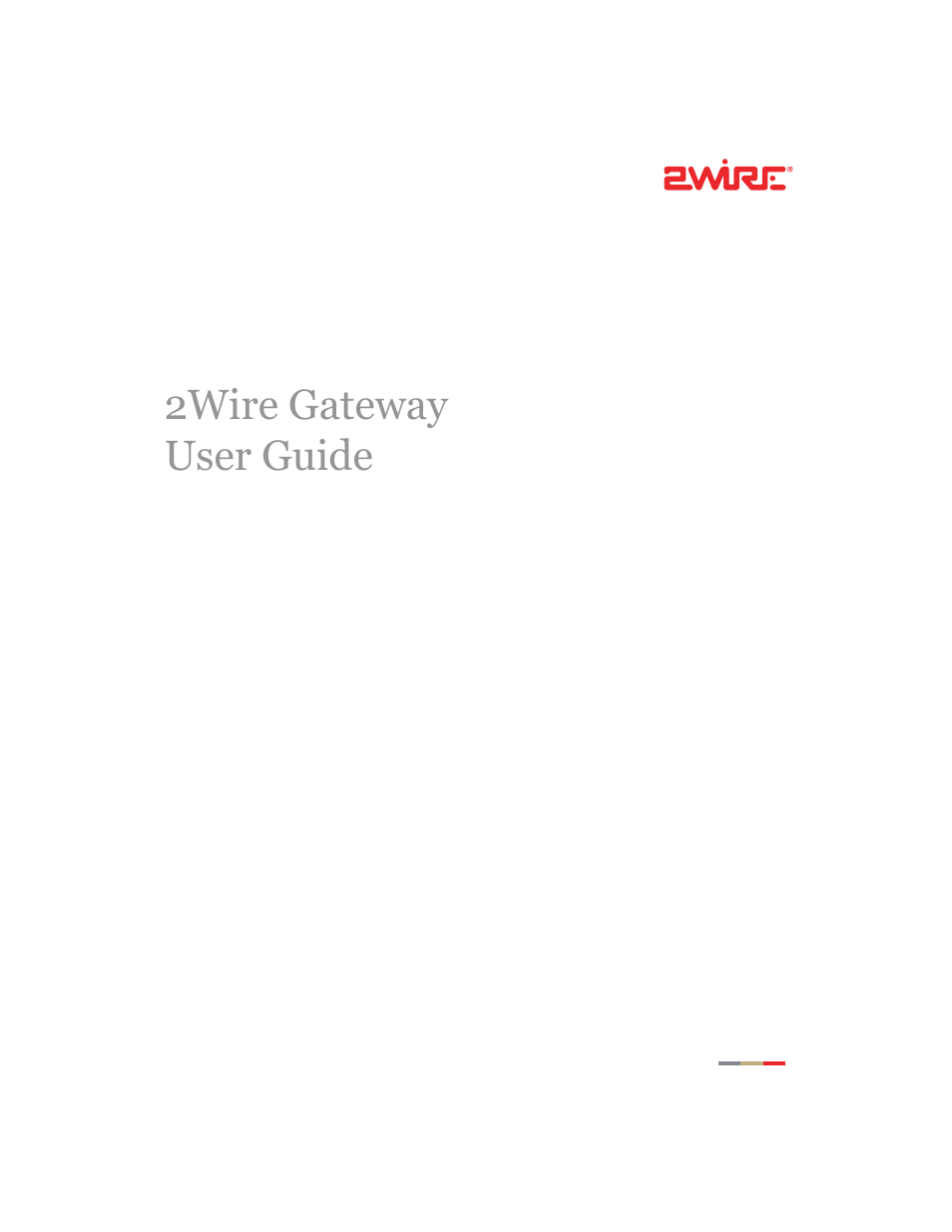 2Wire Gateway None User Manual | 139 pages