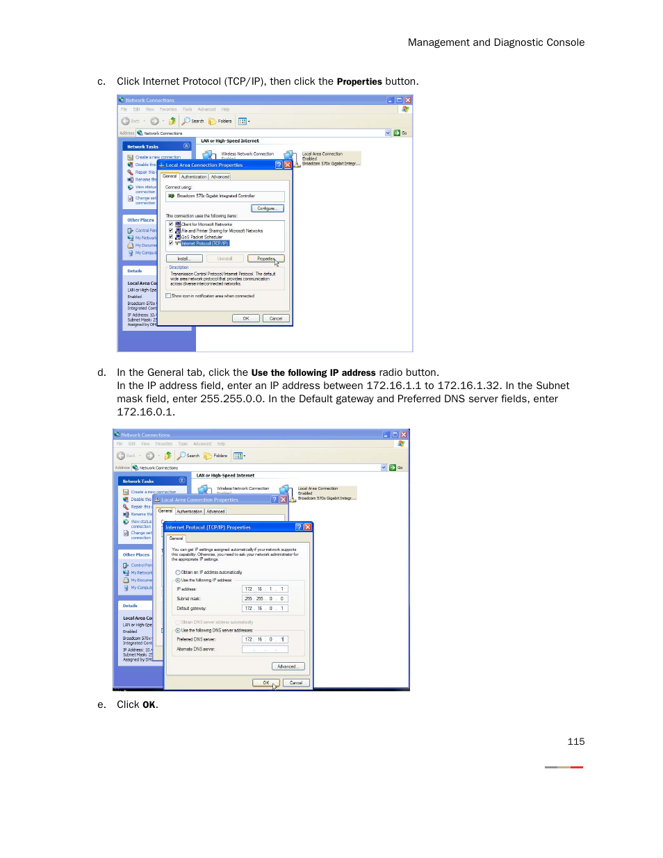 E. click ok | 2Wire Gateway None User Manual | Page 120 / 139