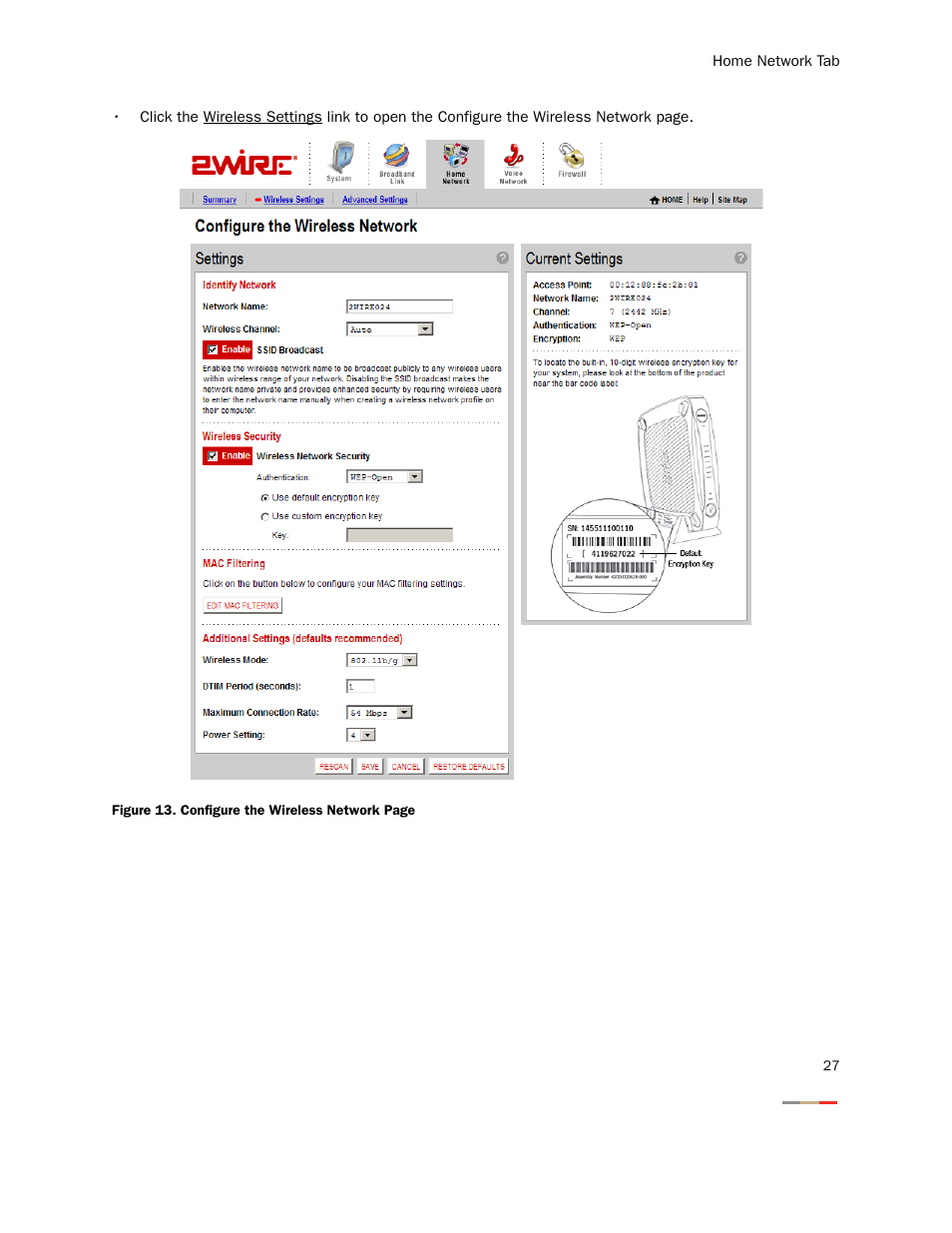 2Wire Gateway None User Manual | Page 32 / 139