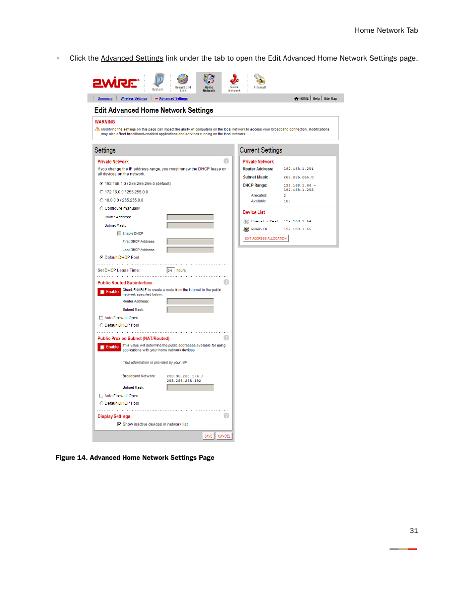 2Wire Gateway None User Manual | Page 36 / 139