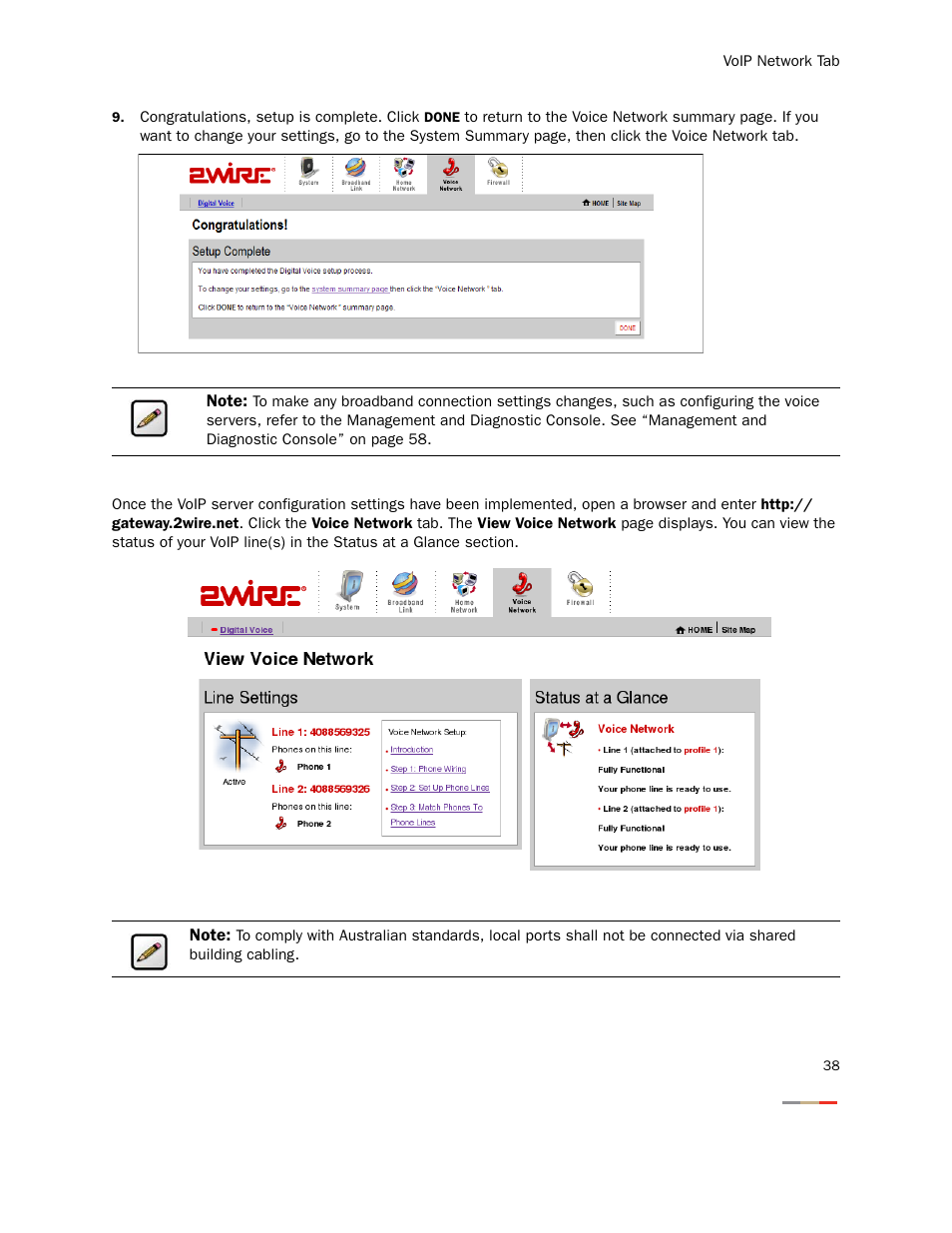 2Wire Gateway None User Manual | Page 43 / 139