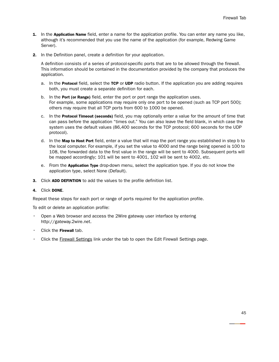 2Wire Gateway None User Manual | Page 50 / 139