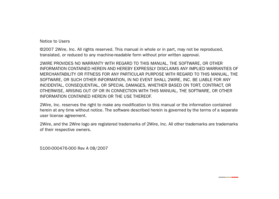 2Wire 802.11g User Manual | Page 2 / 29