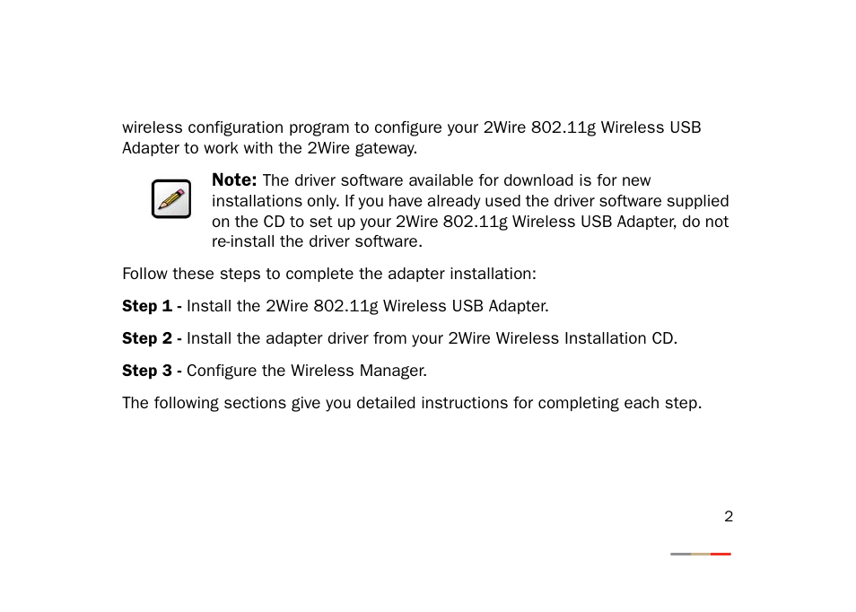 2Wire 802.11g User Manual | Page 4 / 29