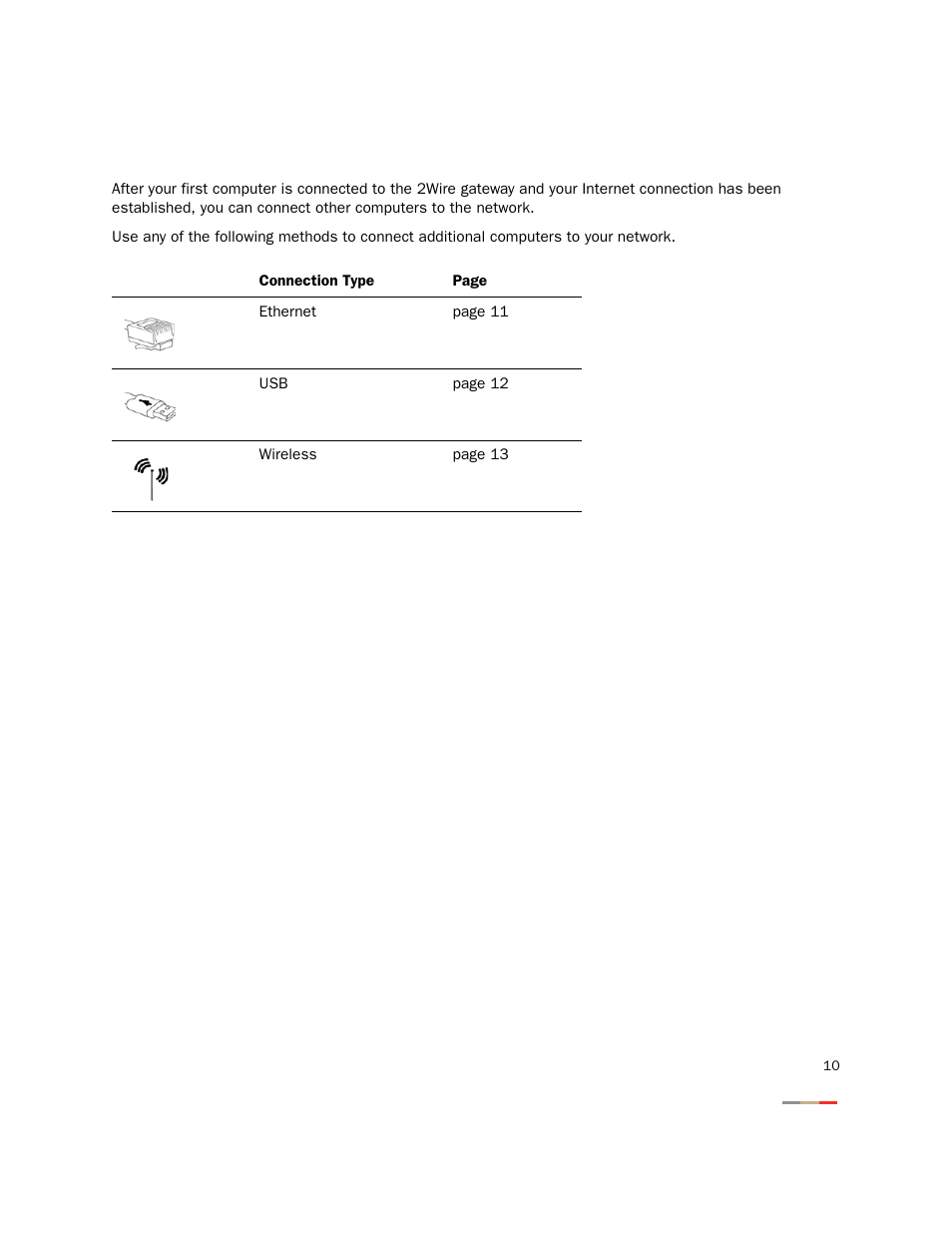 Add computers to the network | 2Wire 2701HGV-W User Manual | Page 13 / 30